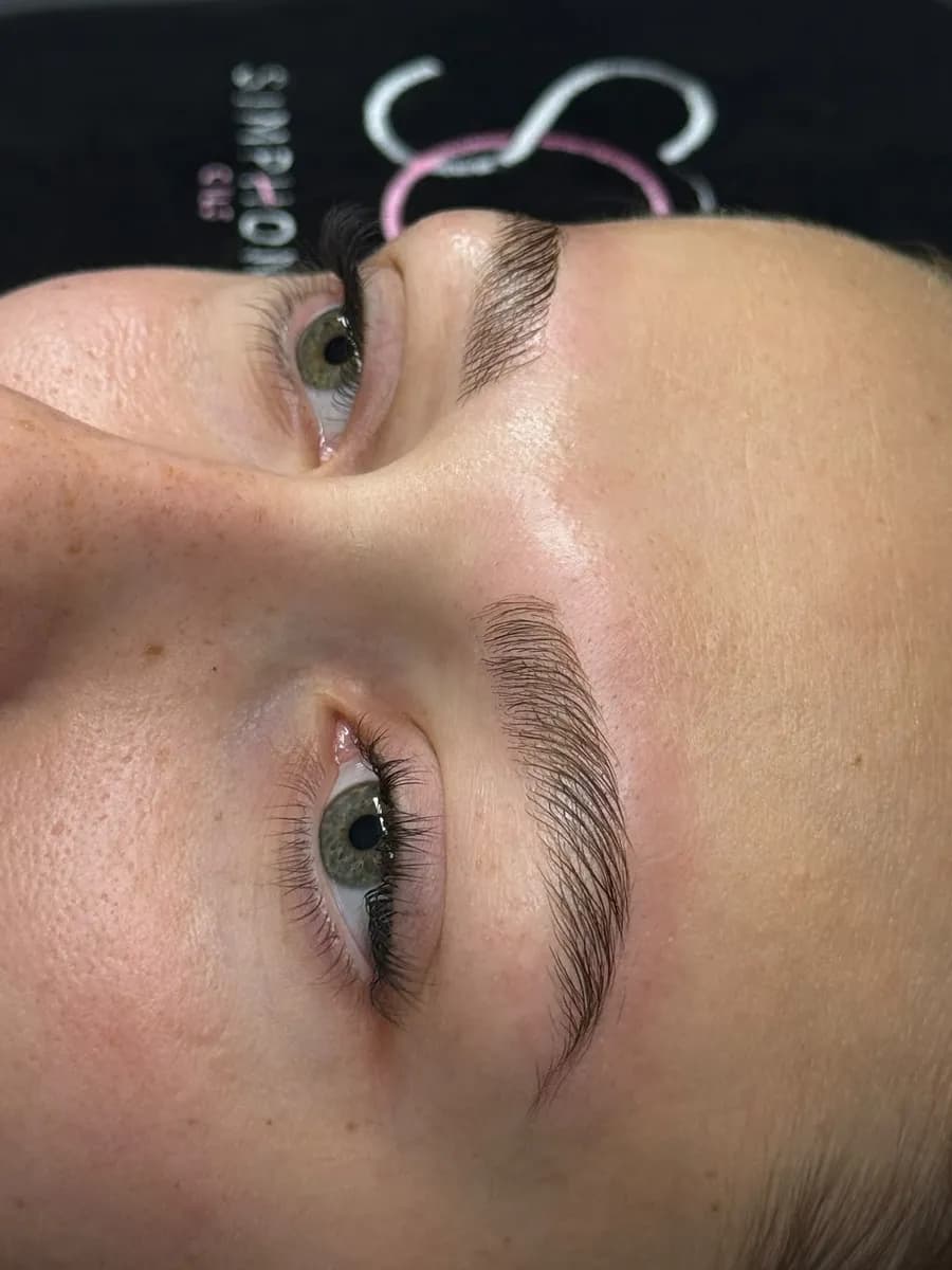 Browlift, sourcils disciplinés et redressés